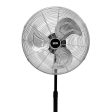 Ventilateur sur Pied EDM Noir mat 80 W Ø 50 cm industriel Cheap